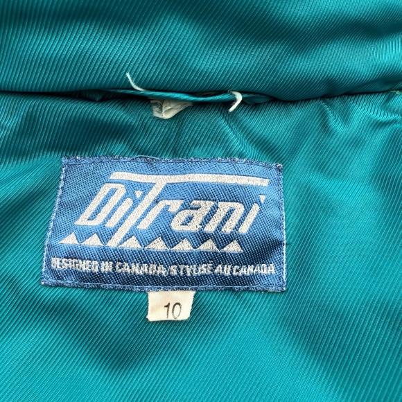 Must Have Retro Vintage 80s Teal Ski/Snow Jacket - Picture 16 of 16
